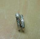 platinum wedding set