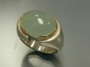 Aquamarine cabachon ring